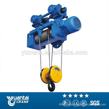 Electric wire rope hoist with free nstallation guide